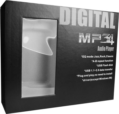 mp4 grotuvas 4GB