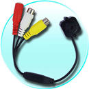Laidinė Mini Kamera (Audio ir Video) RCA PAL Laidinė Mini Kamera (Audio ir Video) RCA PAL