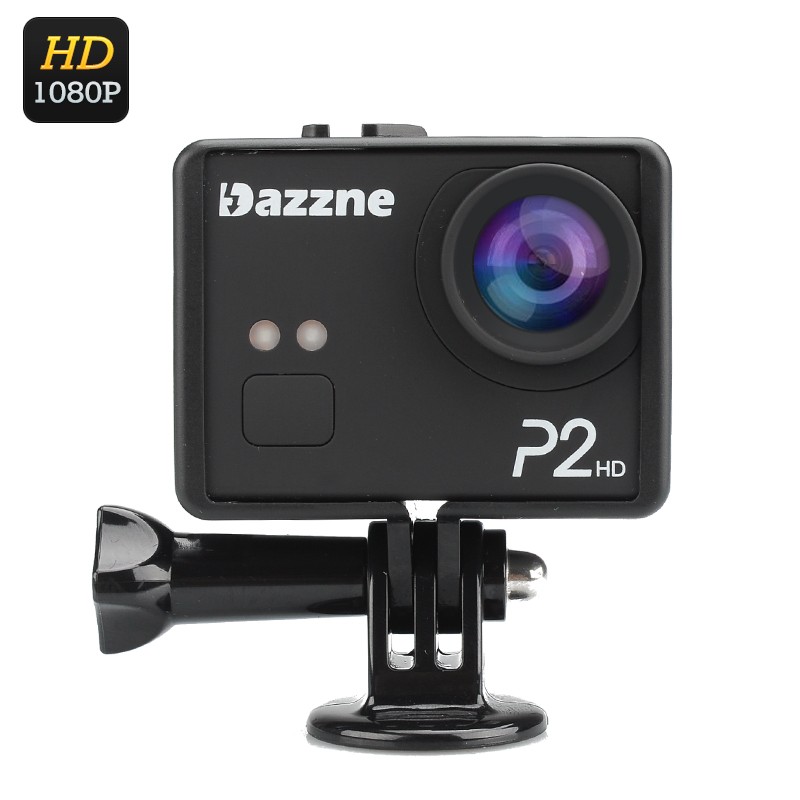 Veiksmo Kamera "Dazzne P2" - 1080P, 12MP, 130° filmavimo kampas, 2" ekranas
