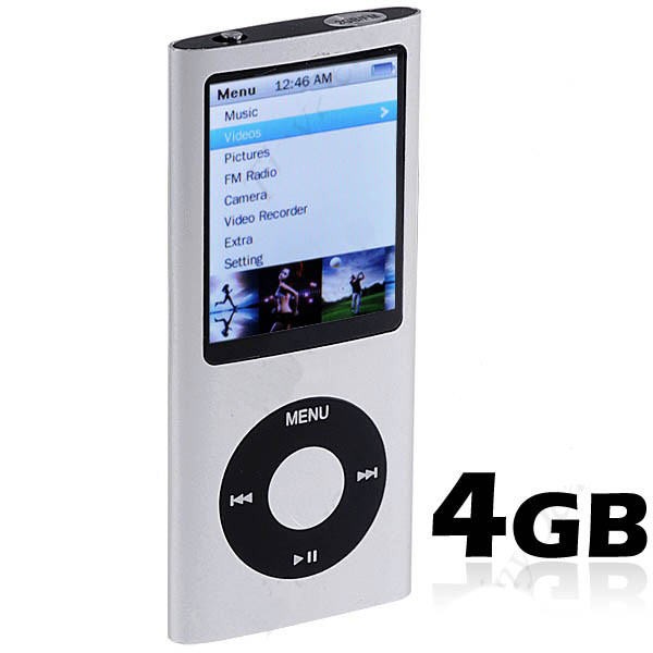 MP4 Grotuvas Silver 2" TFT 4Gb Su Kamera + Žaidimai