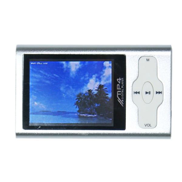 2 colių LCD 1Gb MP4 grotuvas Silver