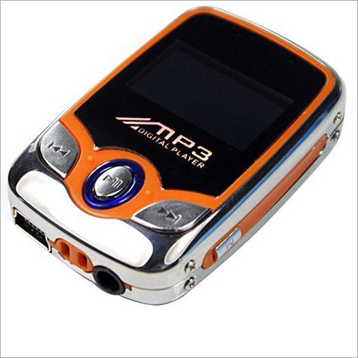 Mini 1Gb MP3 grotuvas Sporty Orange