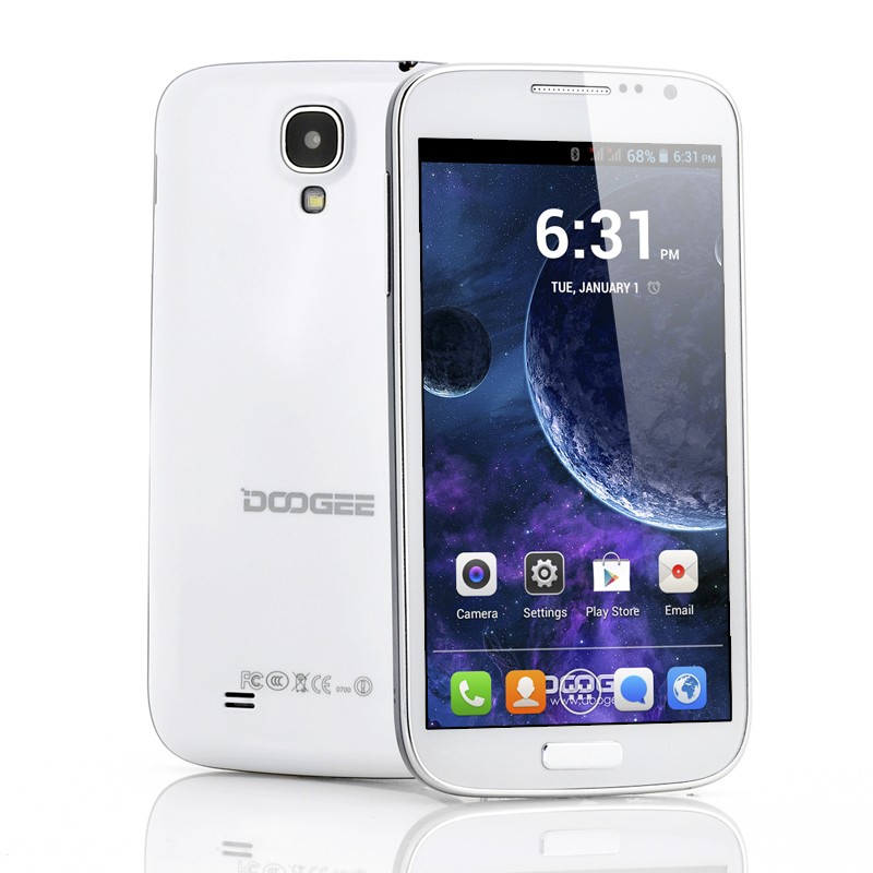 4.2 Android Telefonas DOOGEE Voyager DG300 (5" Ekranas, 1.3GHz DUAL CPU, Android 4.2, GPS, 2 SIM kortelės)