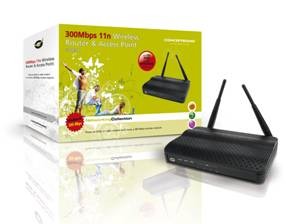 Conceptronic 300Mbps 11n Wireless maršrutizatorius ir Prieigos taškas (C300BRS4A)