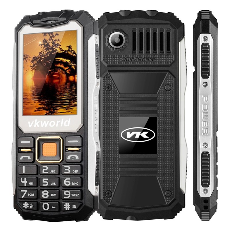 Darbinis Telefonas VKWorld VS3 ( 2200mAh, 2 SIM, Žibintuvėlis, Bluetooth, FM radija)