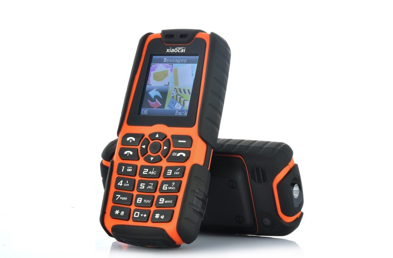 Mobilusis Darbinis Telefonas X6 Xiaocai (5000mAh baterija, 2 SIM, LED Žibintuvėlis, FM Radijas)