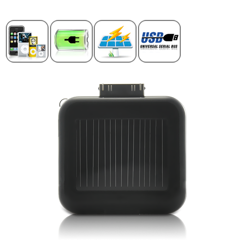 Iphone Pakrovėjas - Saulės Baterija (Tinka iPhone, IPod, USB prietaisams)