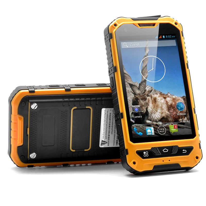 Sustiprintas išmanusis telefonas "Markhor" - Dual Core CPU, IP67, 5MP kamera, Atsparus smūgiams ir dulkėms.