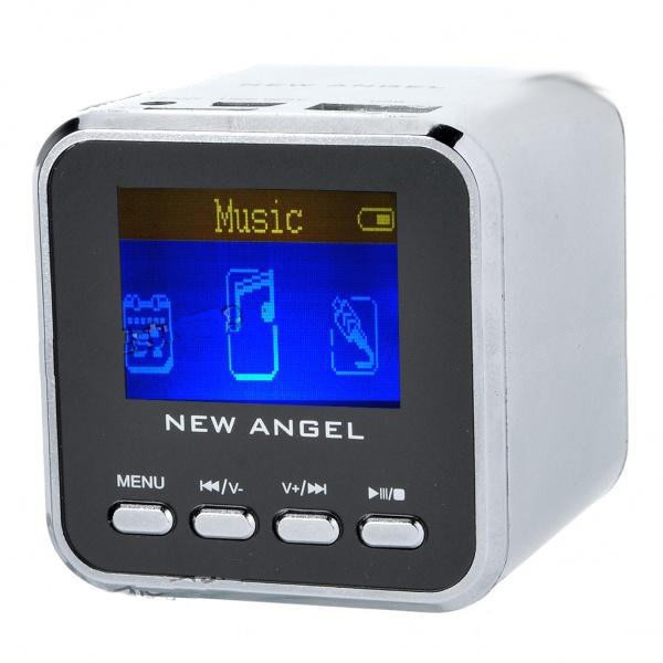 MP3 Grotuvas New Angel + Laikrodis + Žadintuvas + Radija