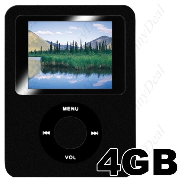 4Gb BlackQube MP4 Grotuvas (FM radijas, eBook 1.8")