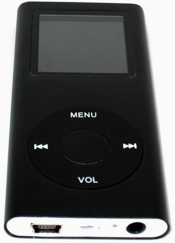 4GB 1.8 inch TFT LCD display MP4 Player Black Colour