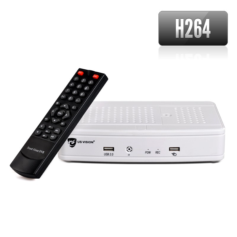 NVR 4 Kanalų IP Kamerų Įrašymo Įrenginys (ONVIF, 1080p, HDMI, H.264 Vaizdo suspaudimas)