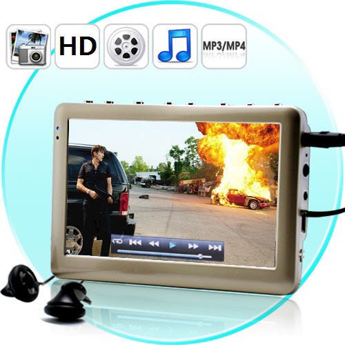 iMedia HD 8Gb MP4 grotuvas 4.3 Inch Screen - Silver