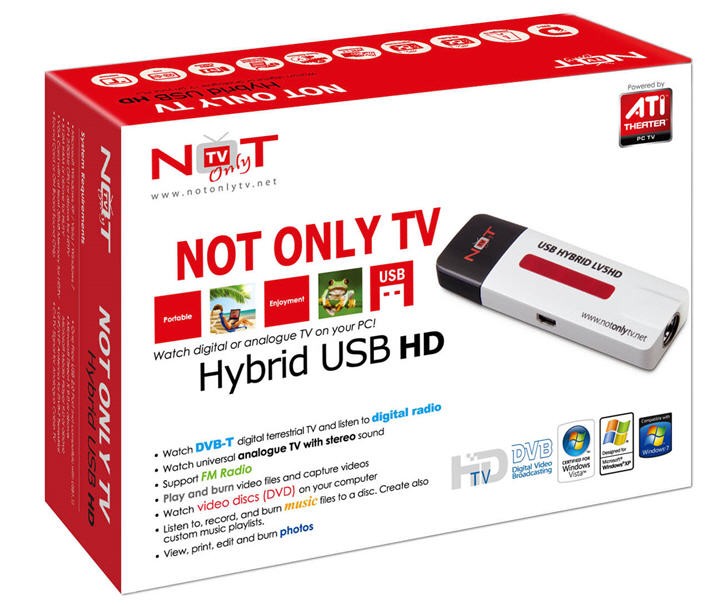 Skaitmeninės/analoginės TV imtuvas HYBRID USB HD LV5HD