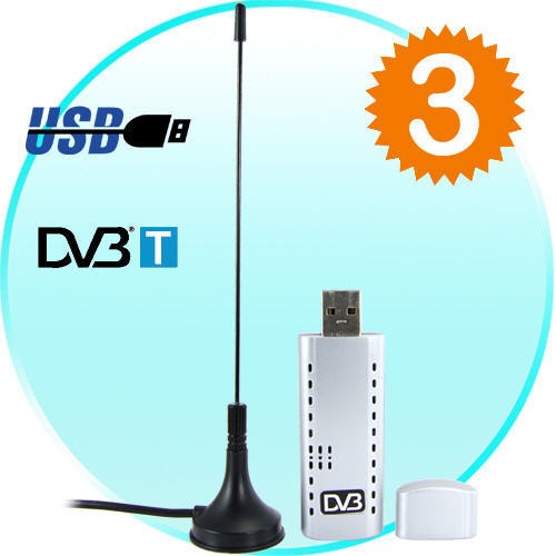 DVB-T USB Skaitmeninės TV Imtuvas Kompiuteriui - Digital TV Stick