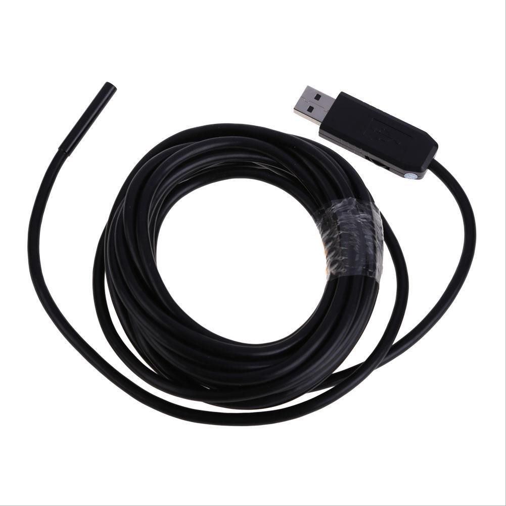 USB Endoskopinė Lanksti Video Kamera (5.5mm , IP67, 5m kabelis, 320x240)