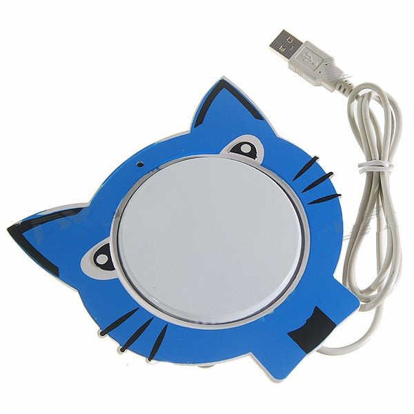 USB Puodelio Šildytuvas - Katinėlis