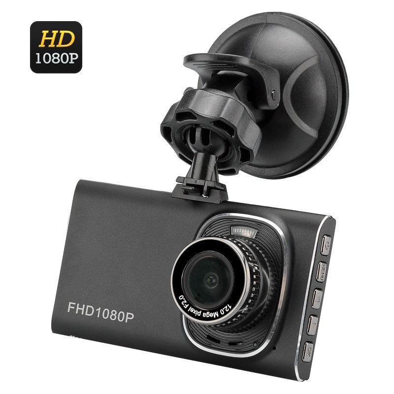 Vaizdo Registratorius 5Mp Car DVR - 1080p Full HD, 3" Ekranas, 120' filmavimo kampas, G-sensorius