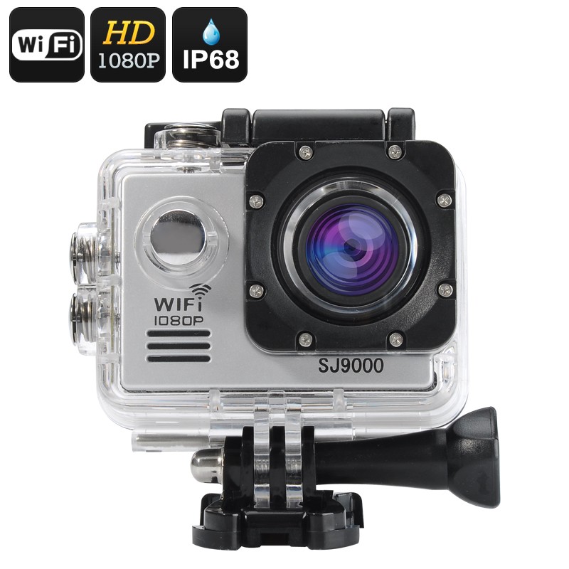 Veiksmo kamera "SJ9000" Wi-fi HD Su Nardymo Dėklu - 1080p, 30FPS, 170° filmavimo kampas, 14Mp raiška, 2" Ekranas, HDMI Out