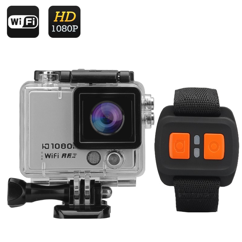 Veiksmo Kamera Su Nuotoliniu Valdymu "Flash X" - 1080p 60FPS, 12MP, Wi-Fi, 2" ekranas, 160° filmavimo kampas, IP68