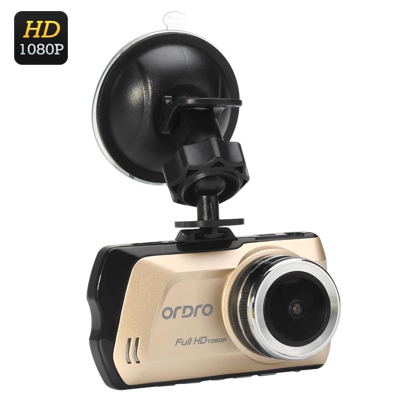 Vaizdo registratorius "Ordro D1" - 1080p, 3" LCD, 150" Filmavimo Kampas, H.264 Video, G-sensorius