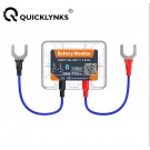 Išmanus Nuotolinis 12V Automobilio Akumuliatoriaus Įtampos Matuoklis Quicklynks (Bluetooth 4.0, 6V-20V, iOS ir Android)