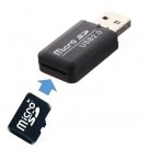 MicroSD Kortelių skaitytuvas (Palaiko microSD, microSDHC, microSDXC)