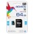 ADATA 64GB MicroSDXC Atminties Kortelė (Class10 + SD adapteris)